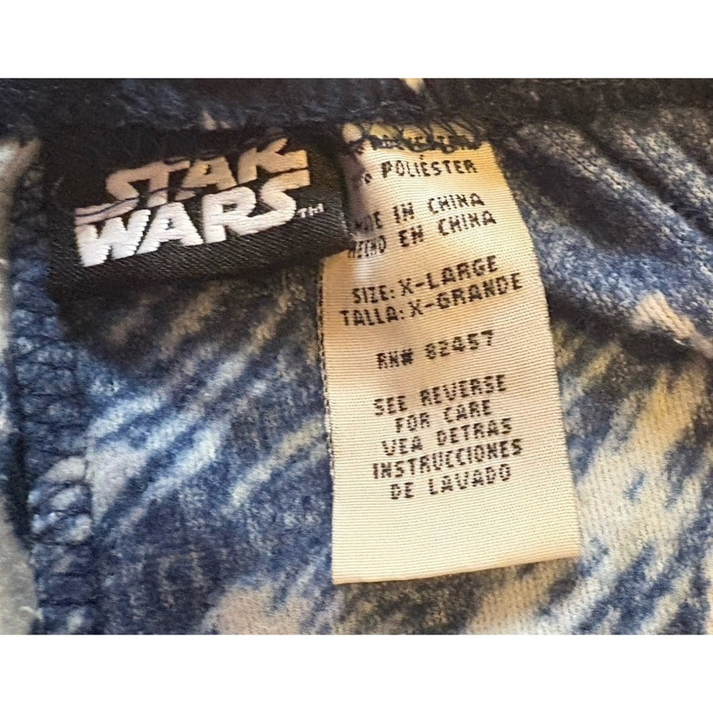 Men's Pajama‎ Lounge Pants Star Wars Size XL Fleece Holiday Vader Yoda Trooper - Picture 7 of 8